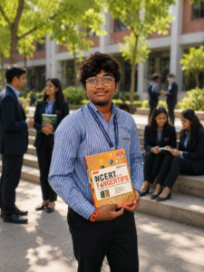 Student at one of the top colleges in Bengaluru offering Pre-University programs with a strong academic foundation for higher education.