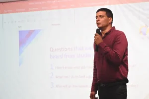 Guest lectures and professional workshops at one of the best management colleges in Bangalore.