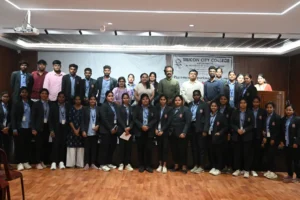 Industry interaction and career development programs at one of the best MBA colleges in Bangalore.