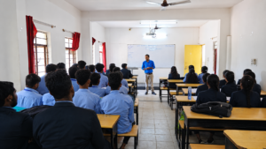 Outcome-based education at one of the best colleges in Bangalore through interactive classroom learning.