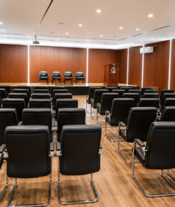 Seminar and conference facilities at one of the best management colleges in Bangalore for academic events.