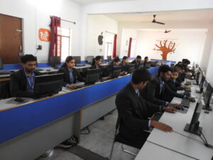 Practical computer lab sessions at one of the top BCA colleges in Bangalore.