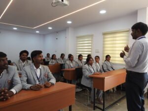 Interactive classroom learning at one of the top BCom colleges in Bangalore with experienced faculty and practical education.