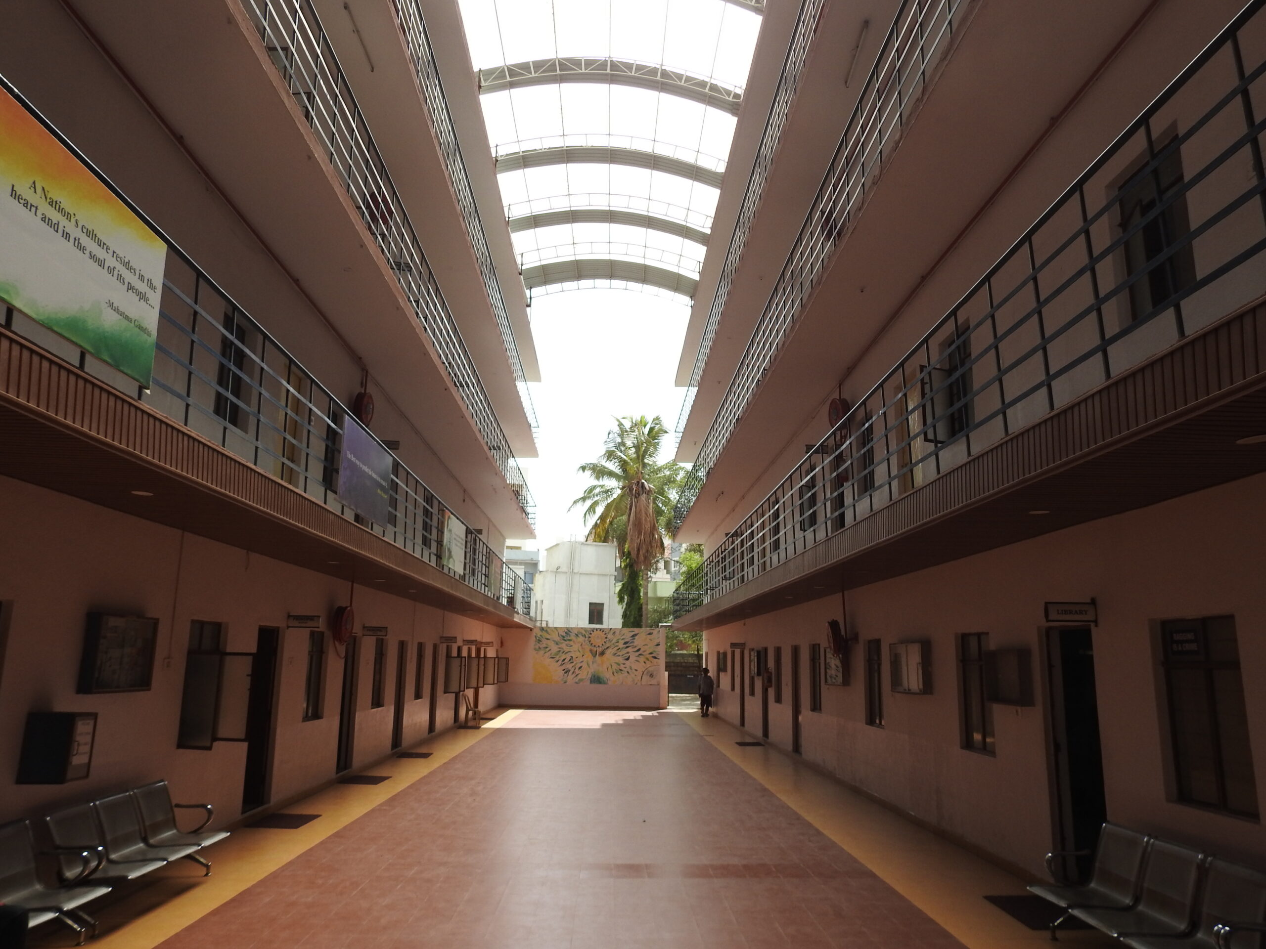 Campus infrastructure at one of the good MBA colleges in Bangalore.