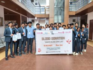 Community outreach programs at one of the good colleges in Bangalore.